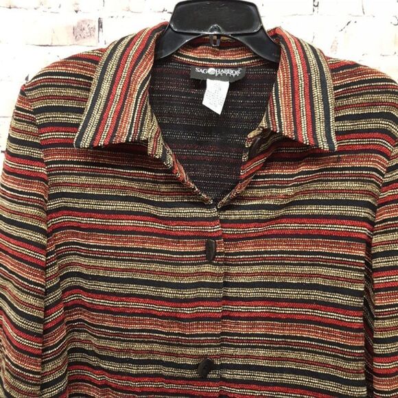 BUTTON Down Sweater Top - Picture 3 of 7